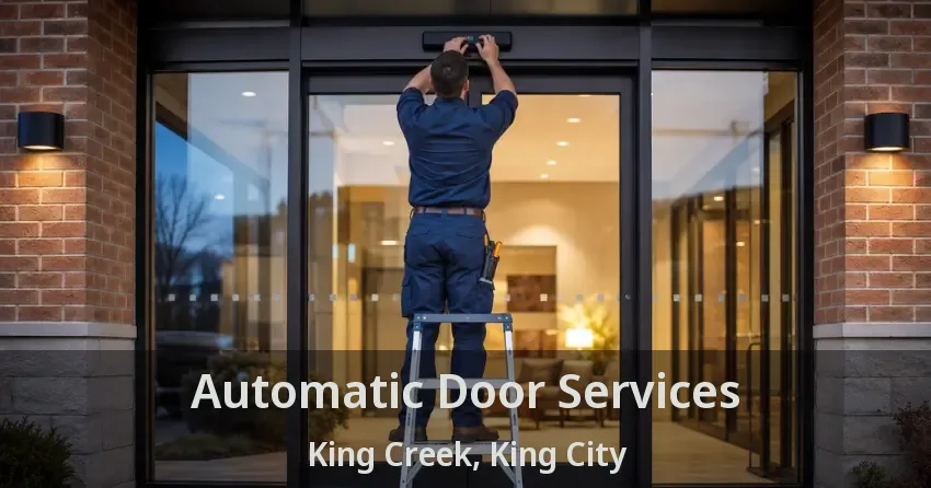 Automatic Door Services King Creek, King City - ON