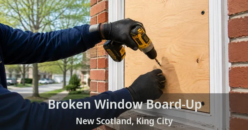 Broken Window Board-Up New Scotland, King City - ON