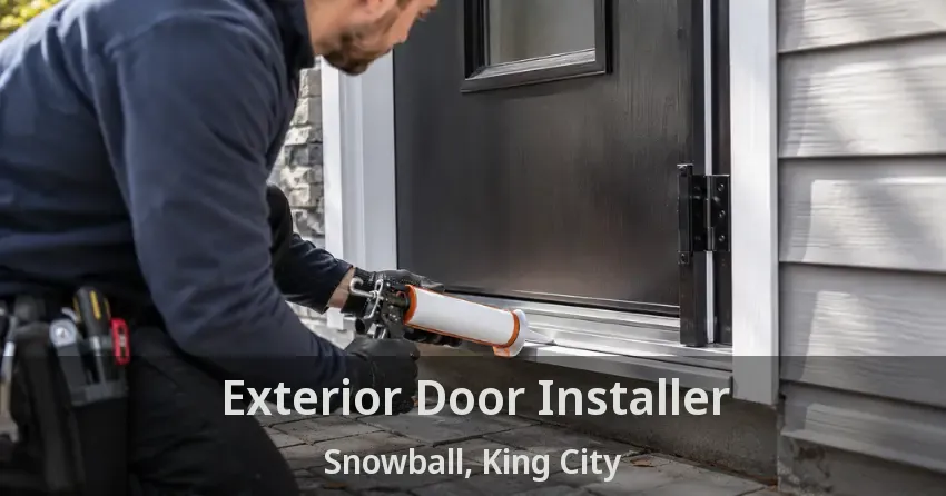 Exterior Door Installer Snowball, King City - ON