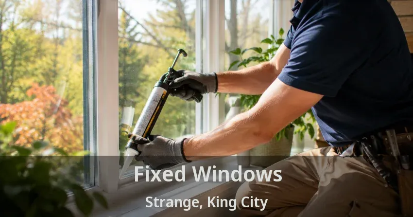 Fixed Windows Strange, King City - ON