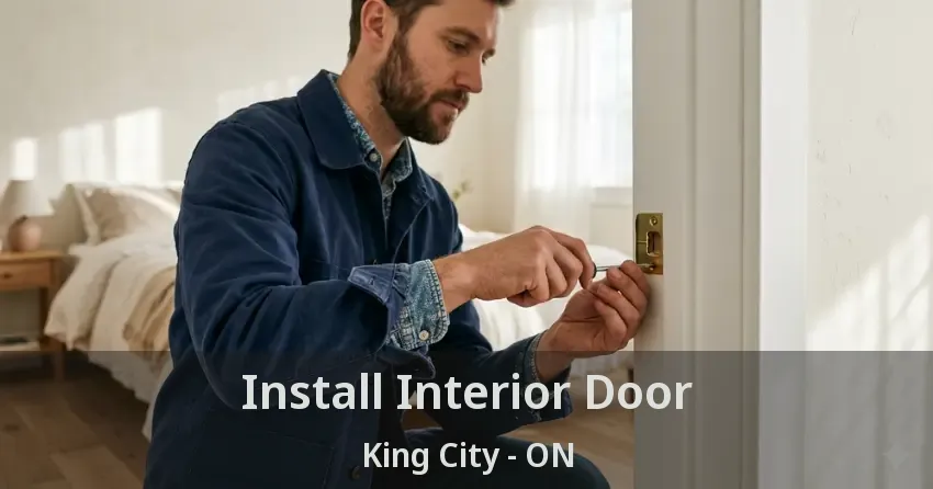 Install Interior Door King City - ON