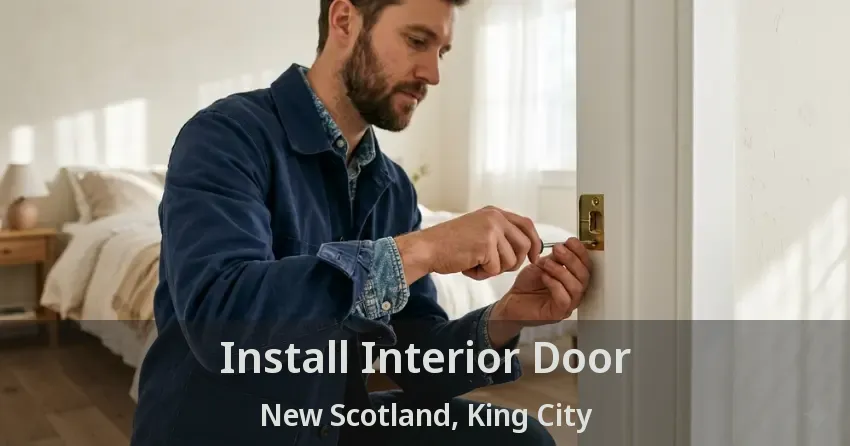 Install Interior Door New Scotland, King City - ON