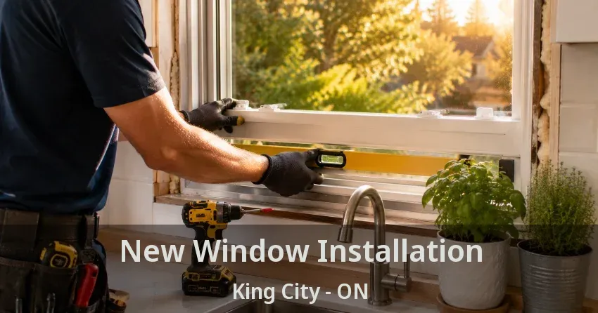 New Window Installation King City - ON