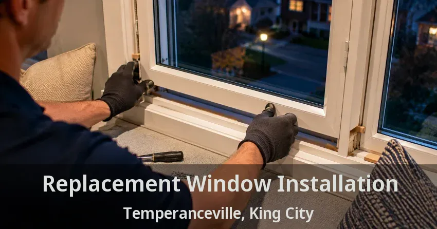 Replacement Window Installation Temperanceville, King City - ON