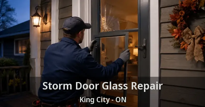 Storm Door Glass Repair King City - ON
