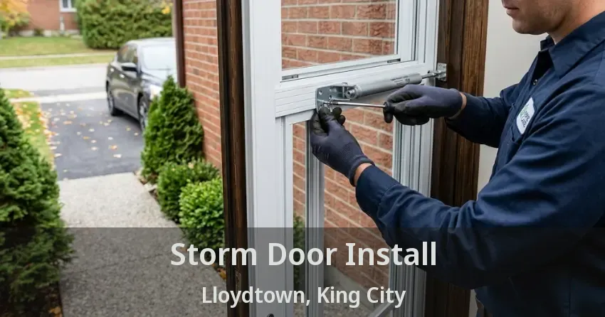 Storm Door Install Lloydtown, King City - ON