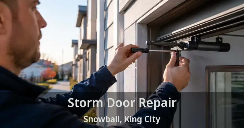Storm Door Repair Snowball, King City - ON