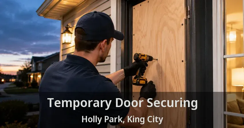 Temporary Door Securing Holly Park, King City - ON