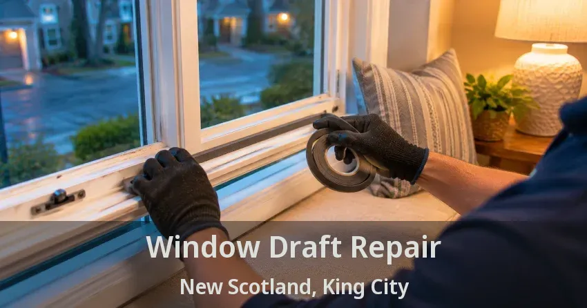 Window Draft Repair New Scotland, King City - ON