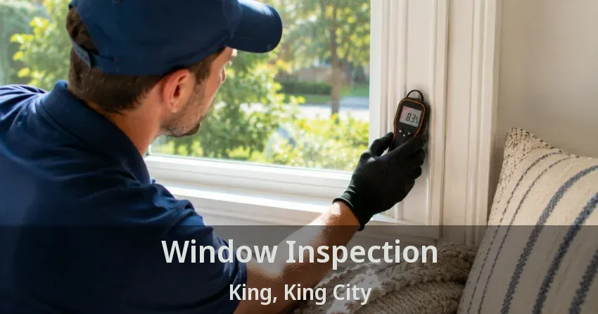 Window Inspection King, King City - ON