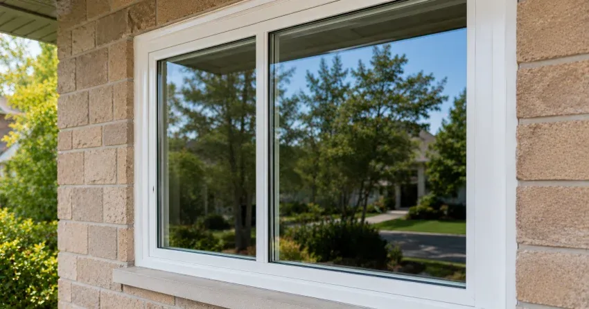 technician installing new insulated glass unit in window frame in Laskay, King City