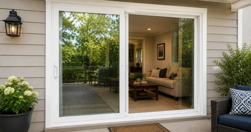 new patio door replacement installed in Strange, King City home