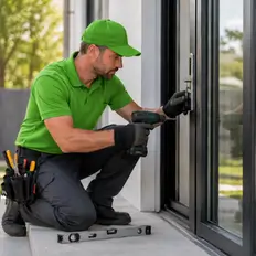 A completed window replacement job